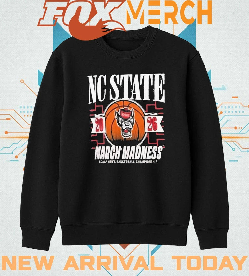 Nc State Wolf Packs 2026 March Madness NCAA men’s basketball Championship t-shirt