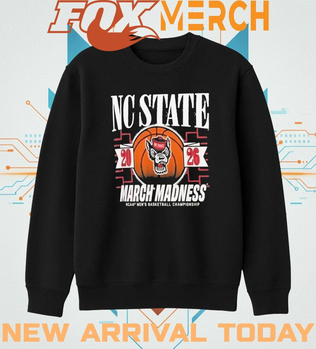 Nc State Wolf Packs 2026 March Madness NCAA men’s basketball Championship t-shirt