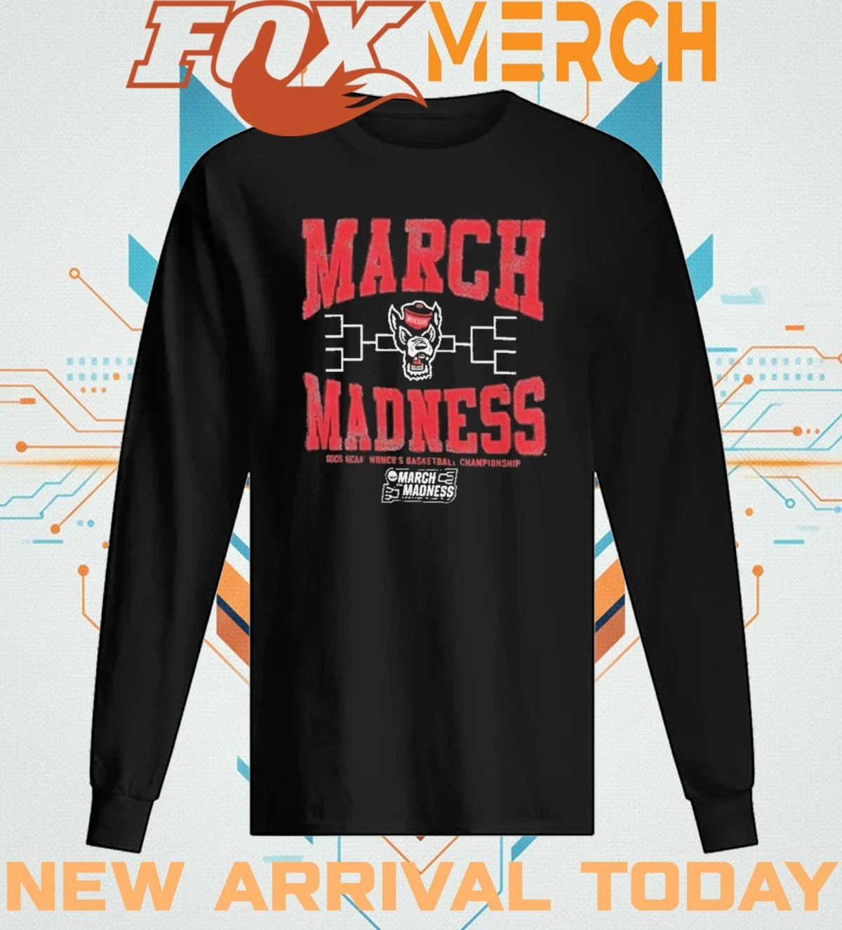 NC State Wolfpack 2026 March Madness NCAA Women’s basketball Championship t-shirt
