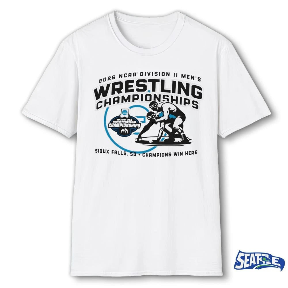NCAA 2026 Division II Men’s Wrestling Championships Champions Win Here Sioux Falls, Sd March 13-14 shirt