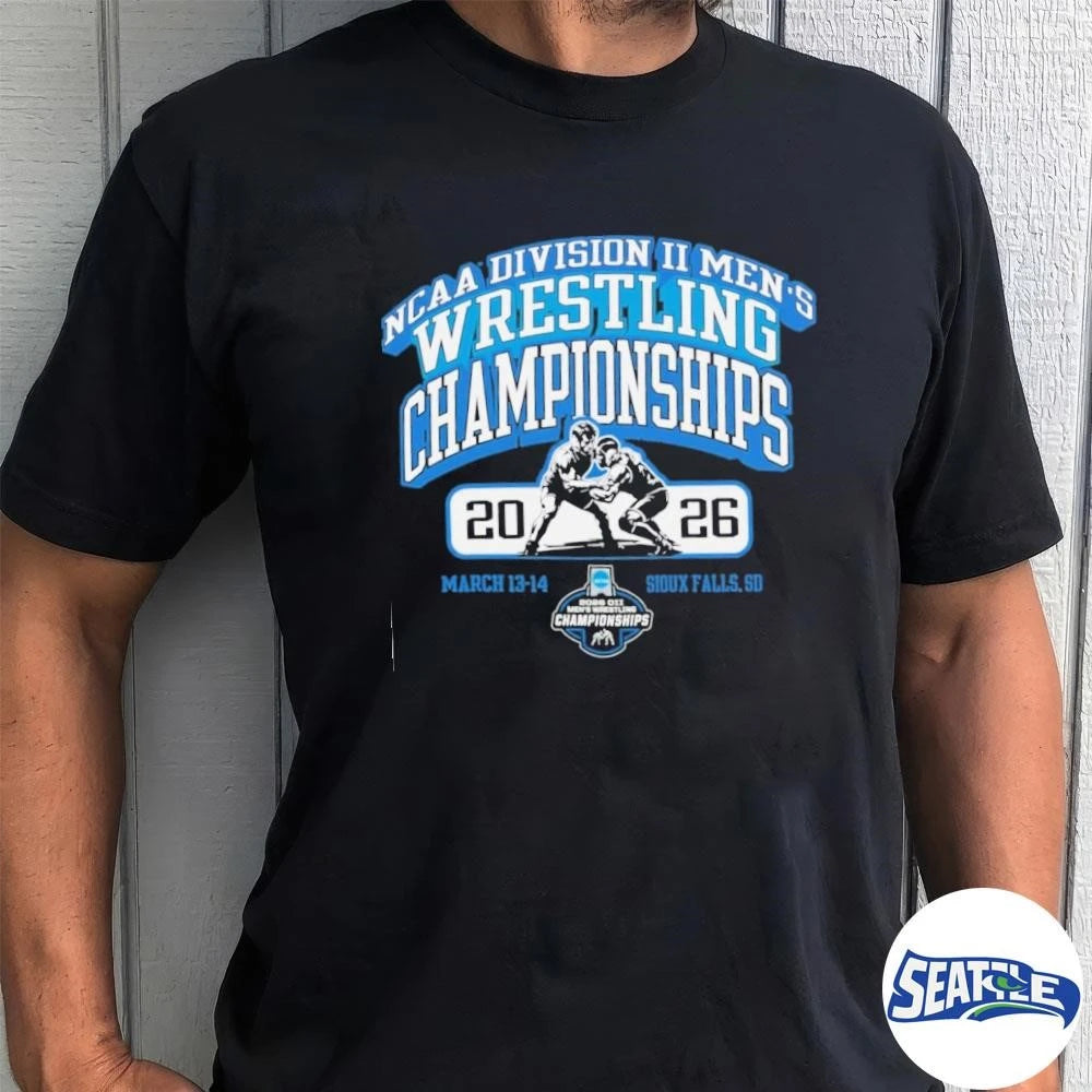 NCAA Division II Men’s Wrestling Championships 2026 Sioux Falls, Sd March 13-14 shirt