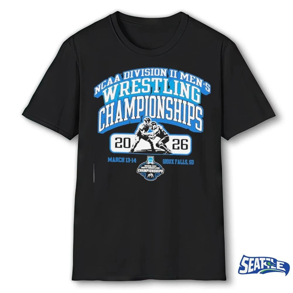NCAA Division II Men’s Wrestling Championships 2026 Sioux Falls, Sd March 13-14 shirt