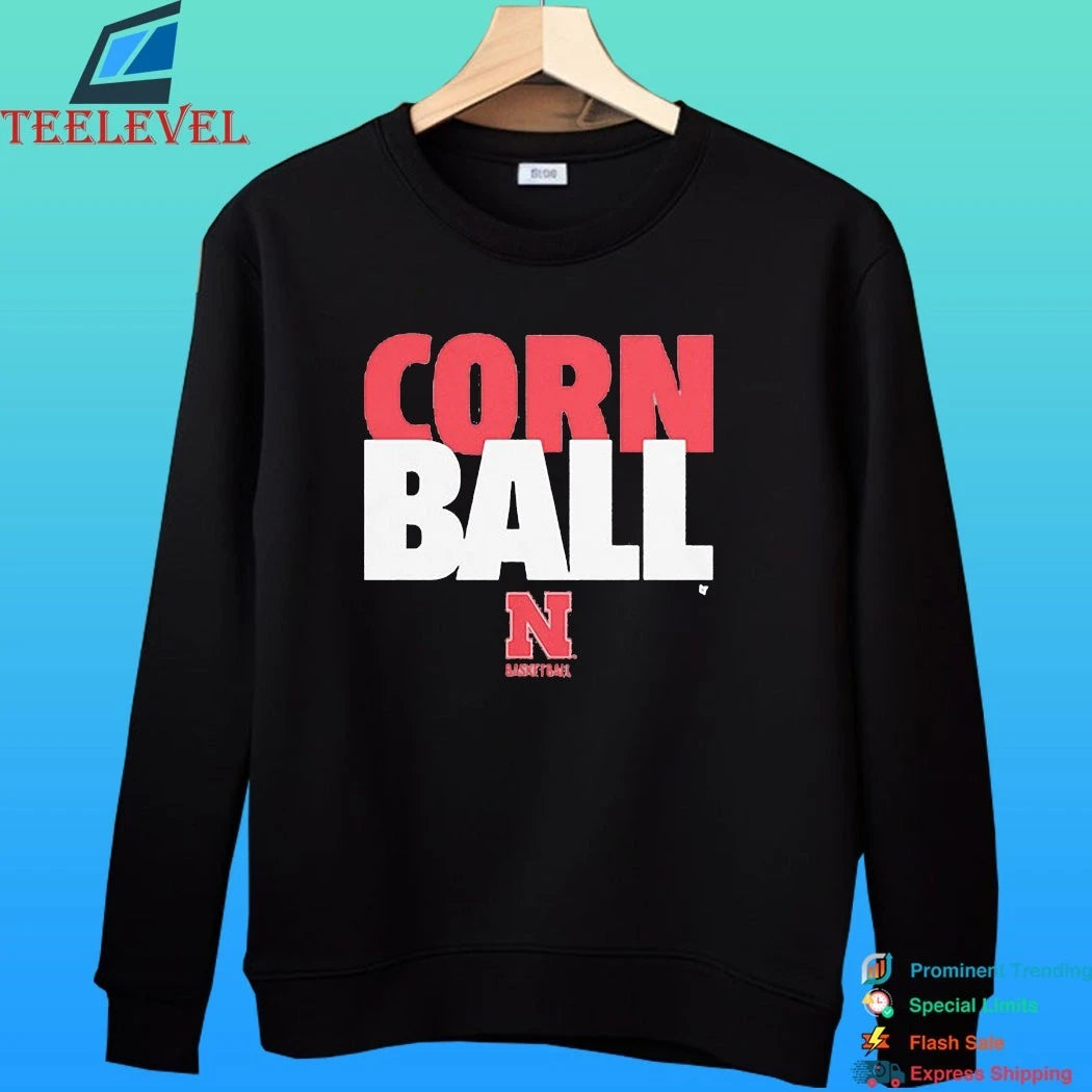 Nebraska Basketball Corn Ball Shirt