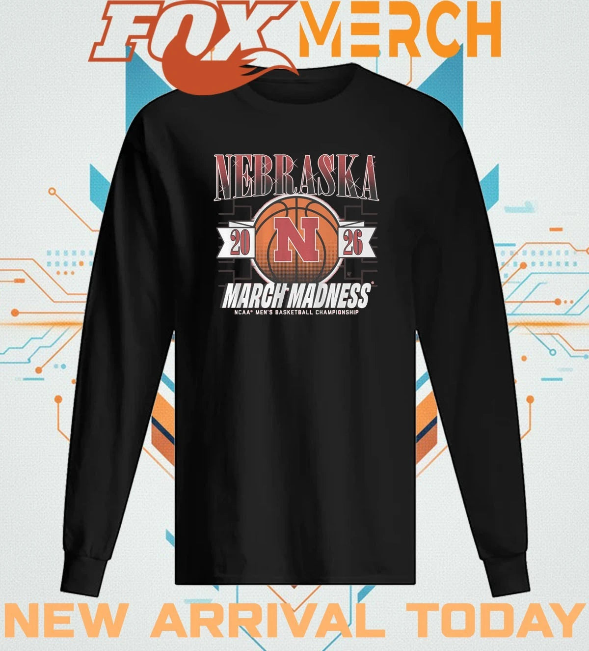Nebraska Cornhuskers Men’s Basketball 2026 March Madness t-shirt