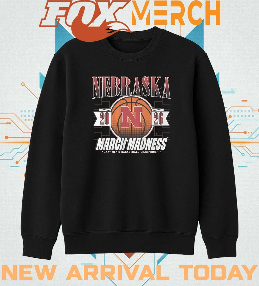 Nebraska Cornhuskers Men’s Basketball 2026 March Madness t-shirt