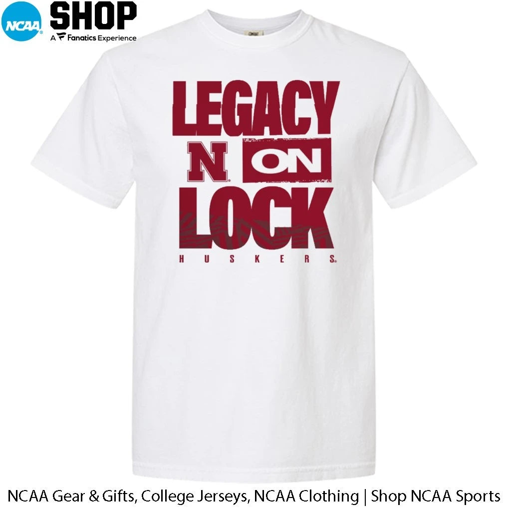 Nebraska Huskers 2026 Legacy On Lock On-Court March Madness T-Shirt
