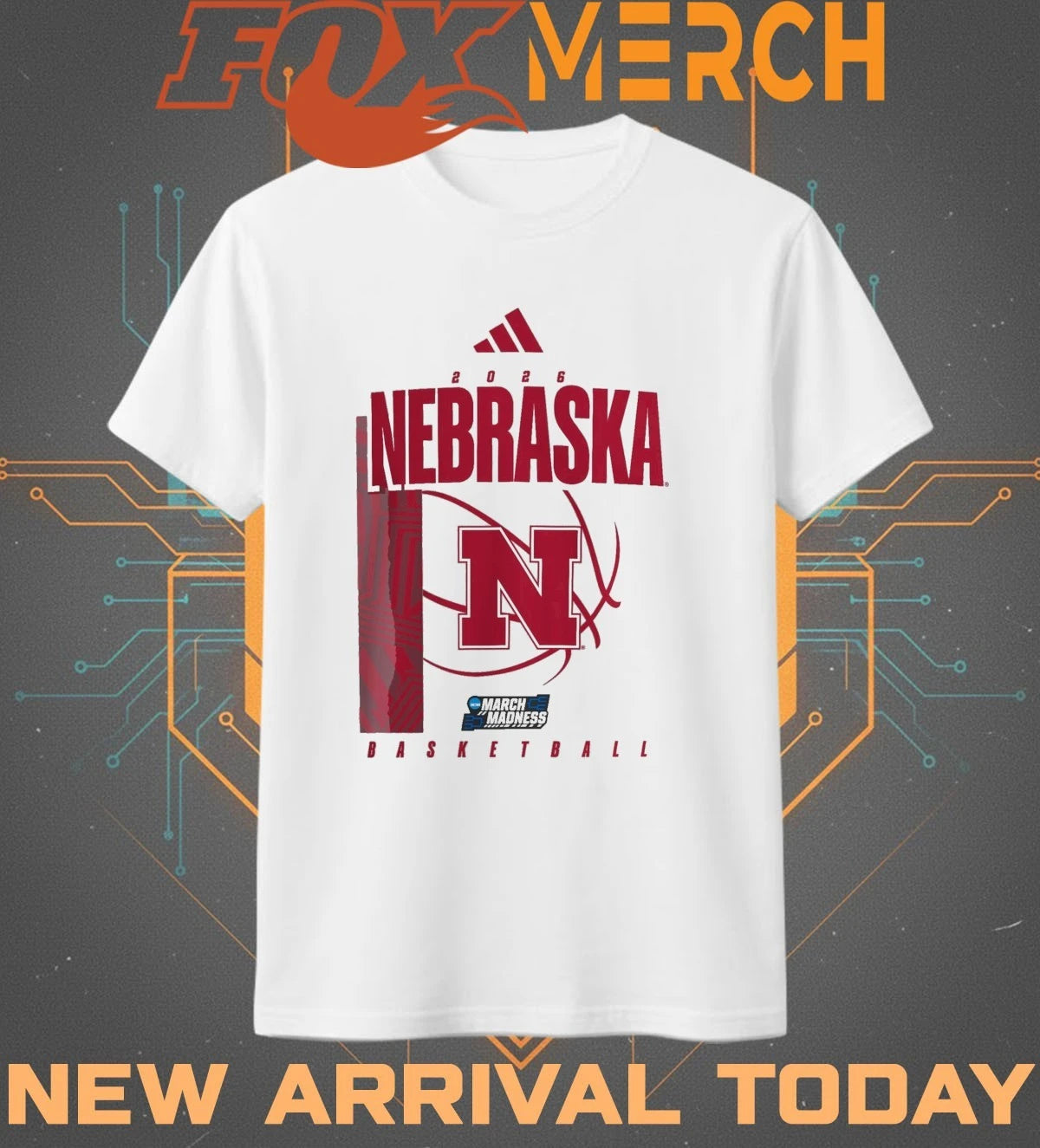 Nebraska Huskers Basketball March Madness 2026 t-shirt