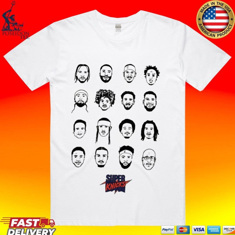 New York Knicks All-stars Faces Super Knicks Nba Finals 2026 T-shirt