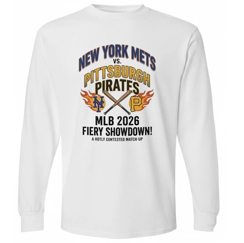 New York Mets vs. Pittsburgh Pirates MLB Schedule 2026 Shirt