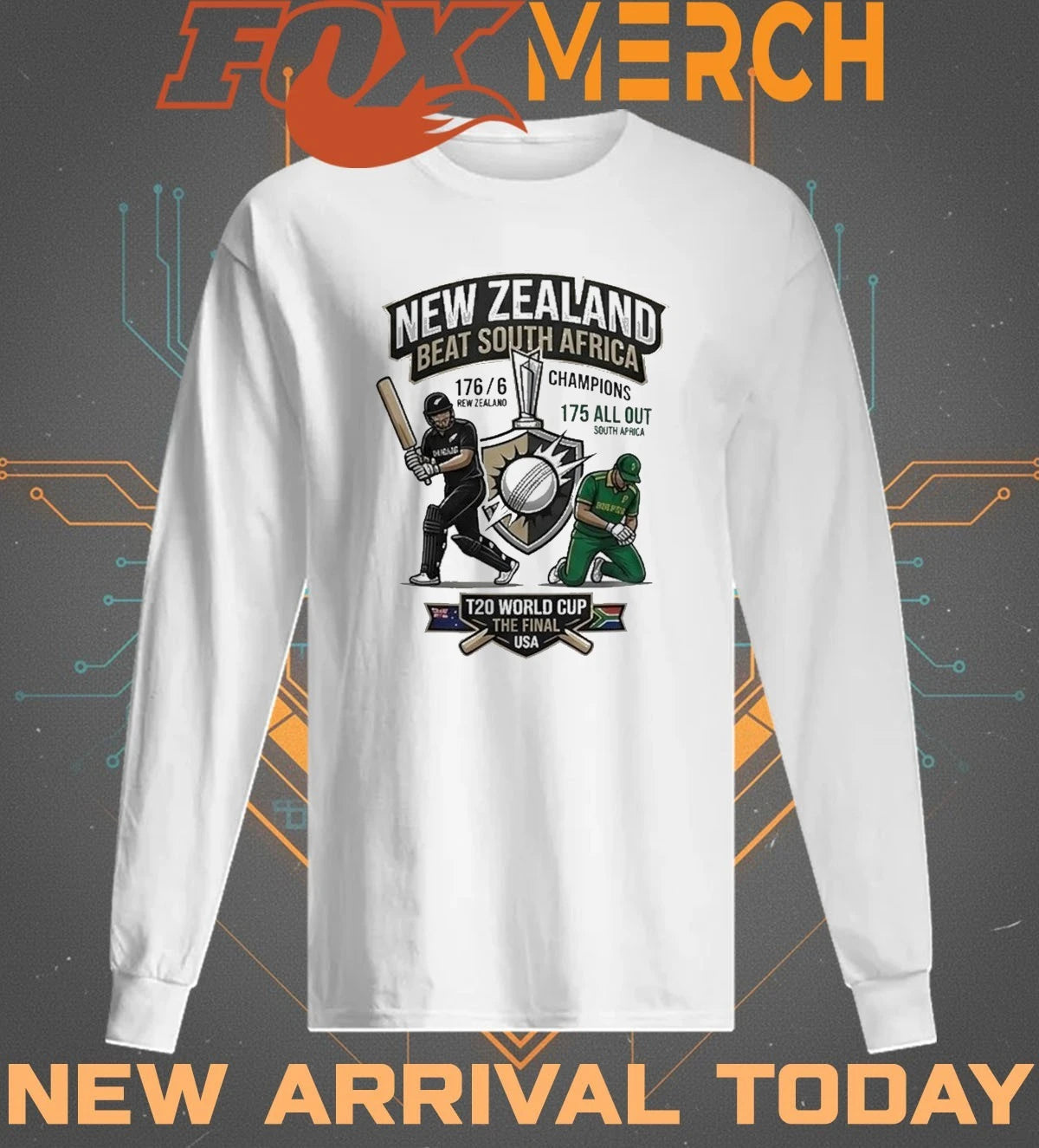 New Zealand win South Africa at the T20 World Championship t-shirt