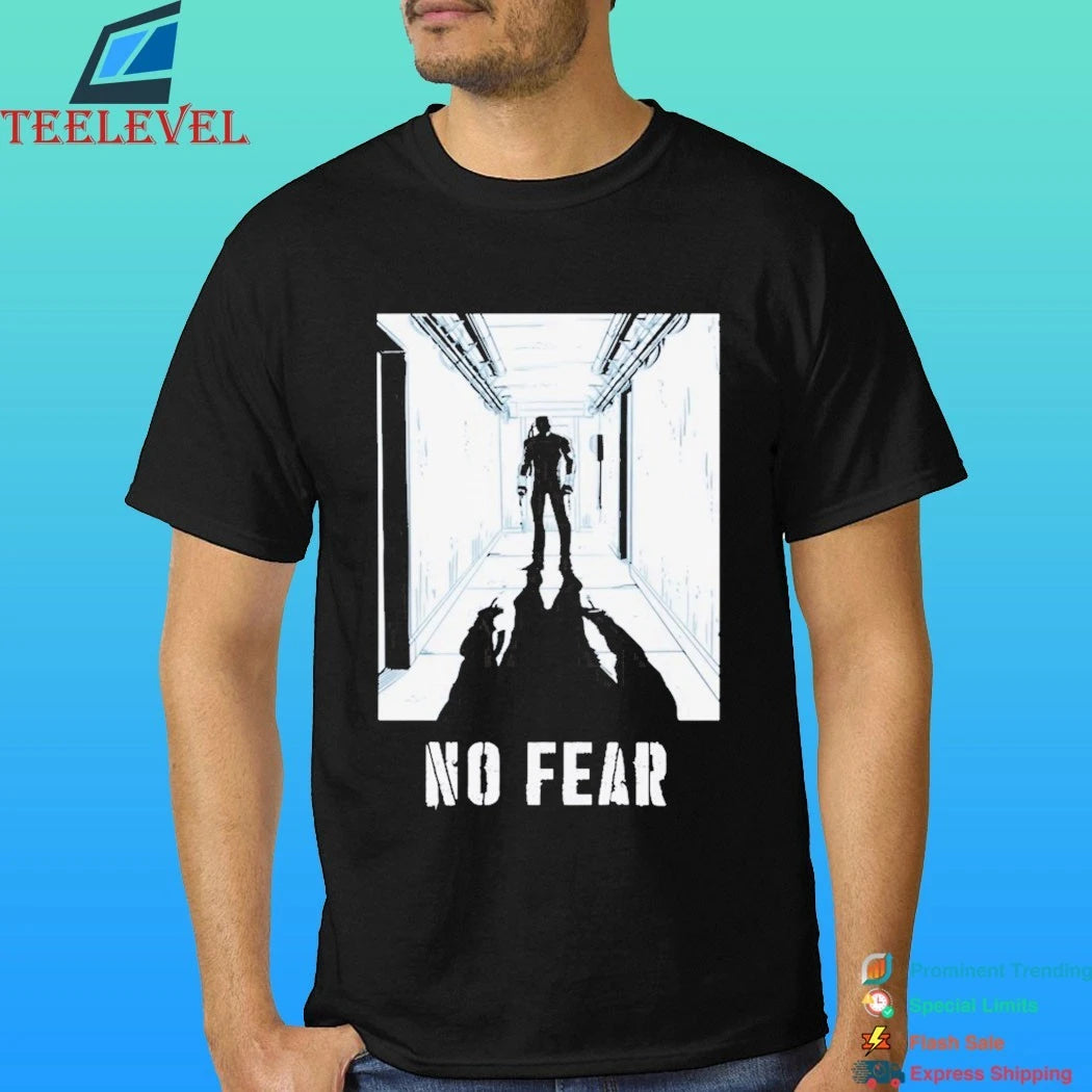 No Fear Redux Shadow Of A Person Stands At The End Of The Corridor Shirt