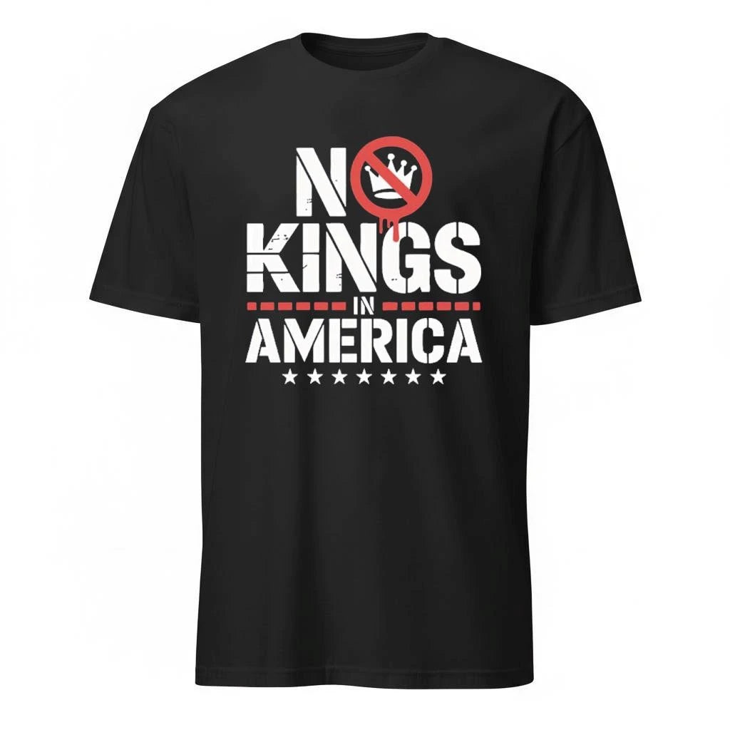 No Kings In America Patriotic Political Statement Shirt