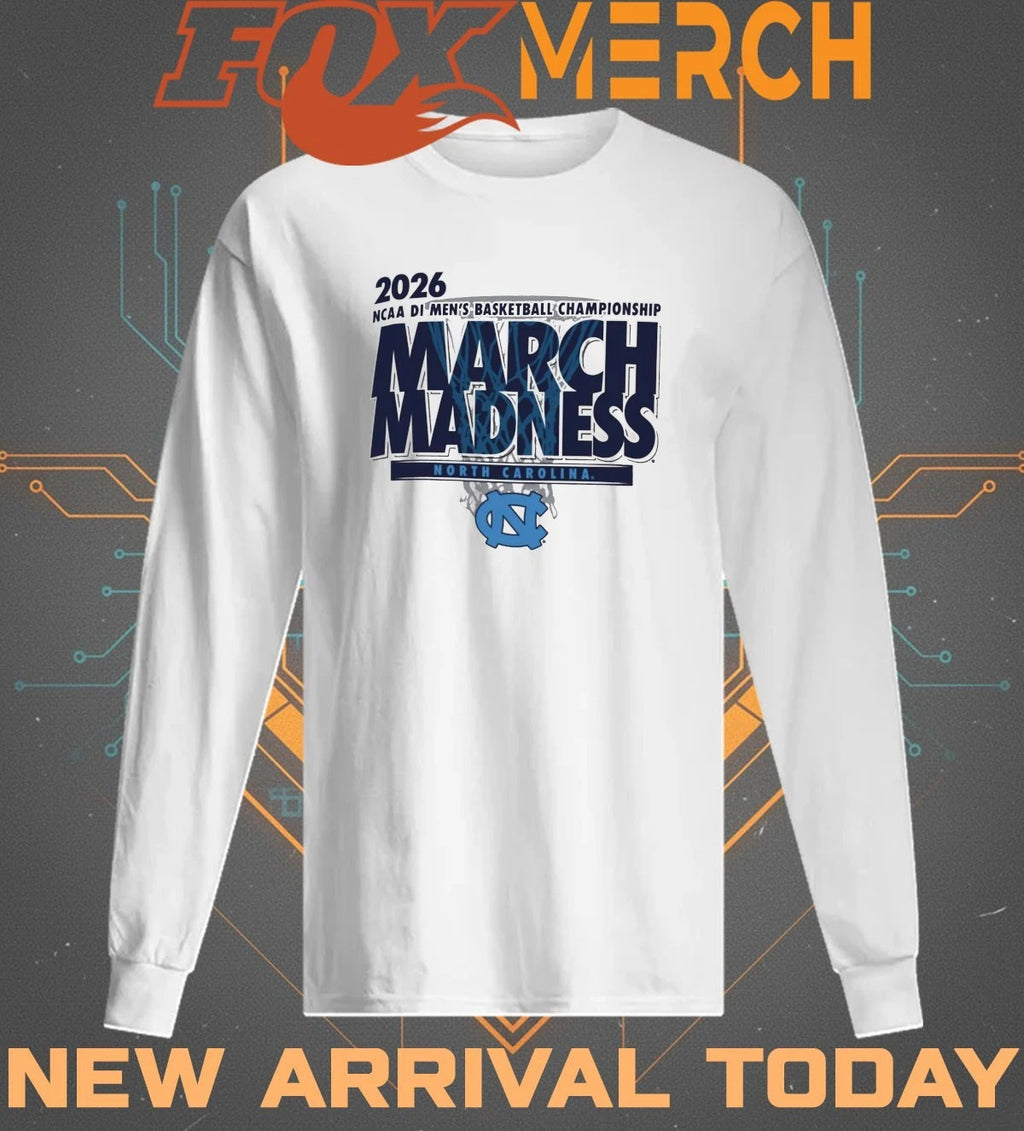 North Carolina Tar Heels 2026 NCAA DI Men’s Basketball Championship March Madness shirt