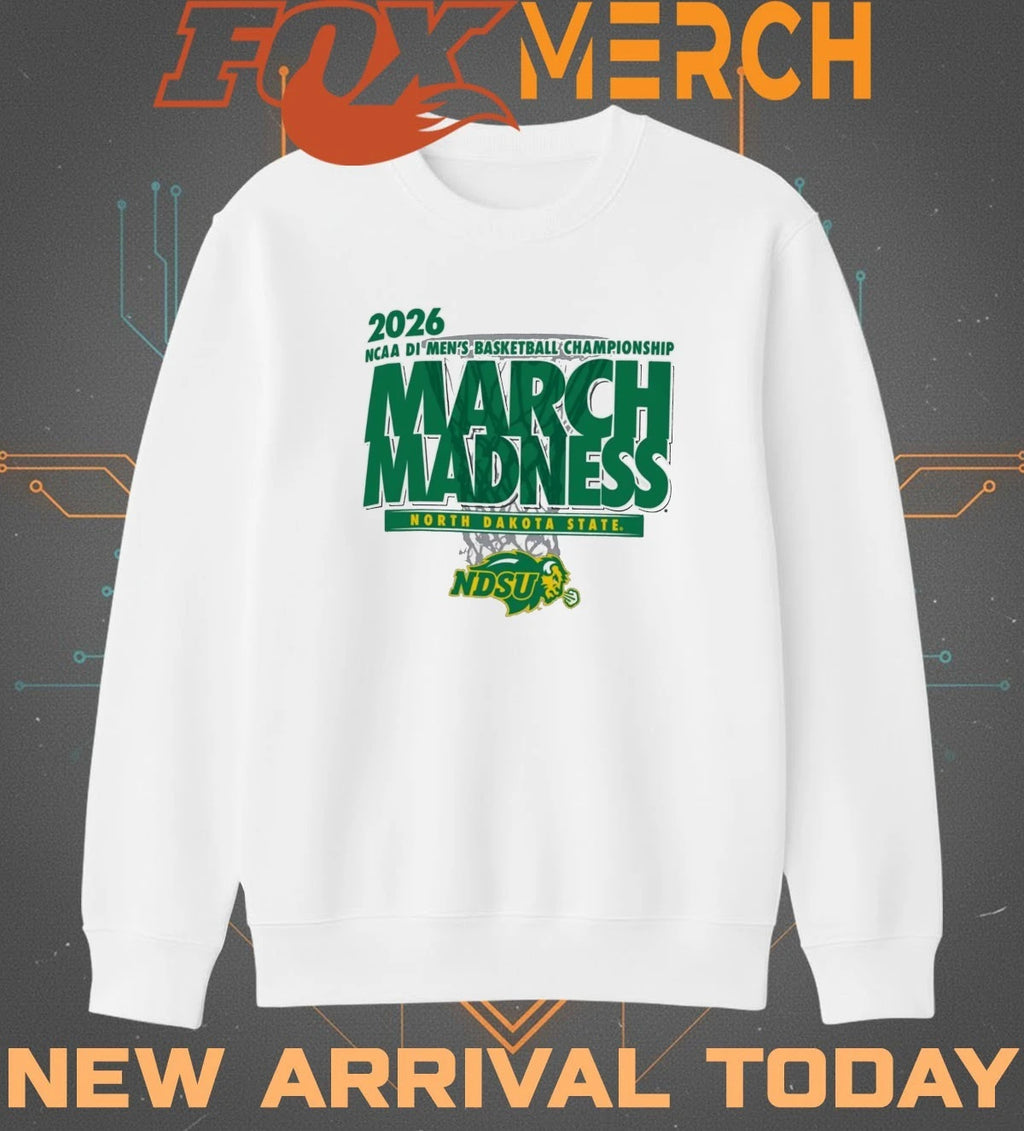 North Dakota State Bison 2026 NCAA DI Men’s Basketball Championship March Madness shirt