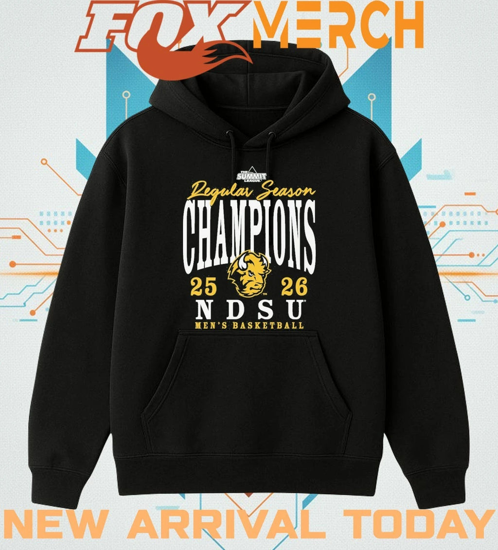 North Dakota State Bison 2026 Summit League Regular Season Champions t-shirt