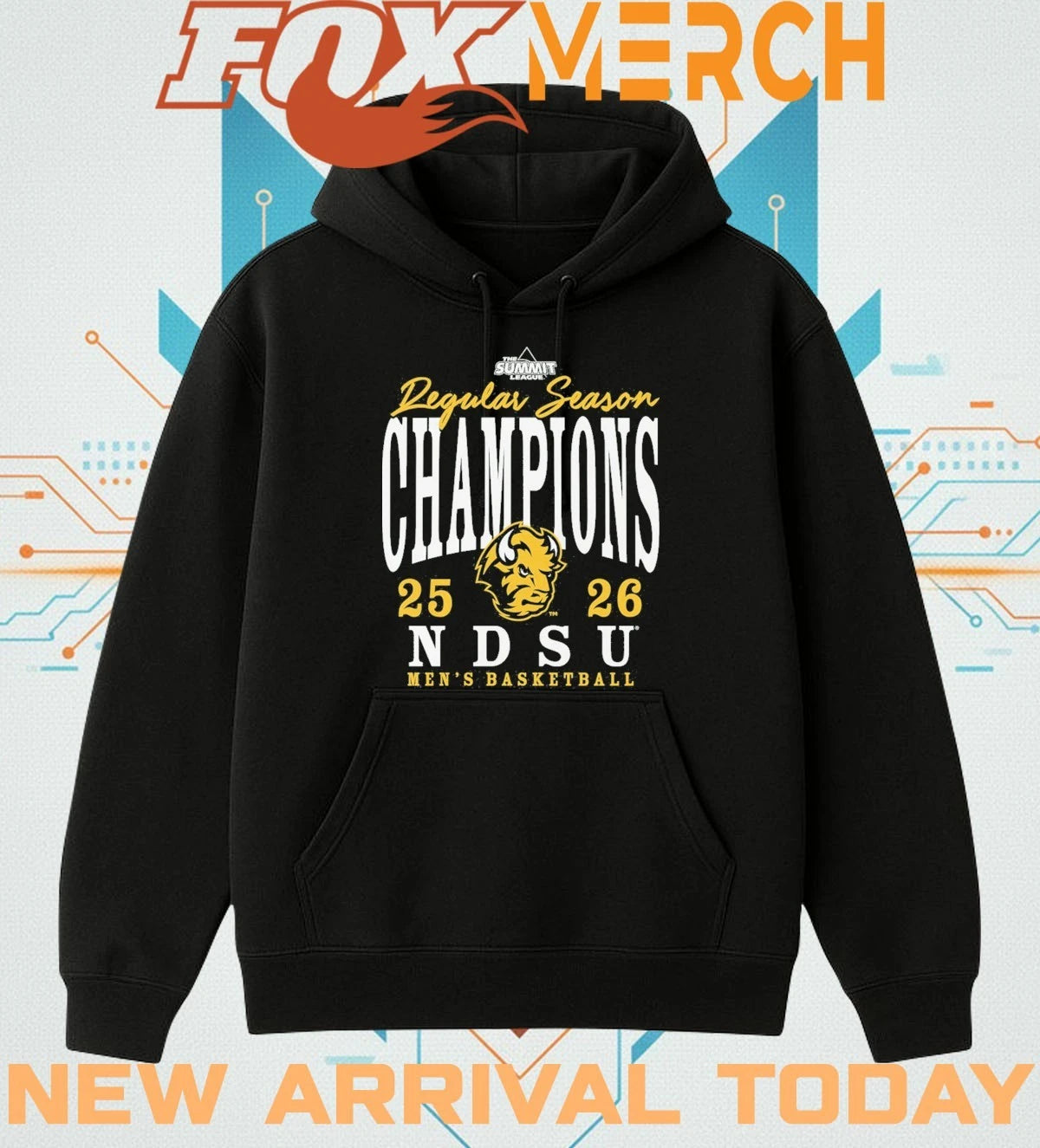 North Dakota State Bison 2026 Summit League Regular Season Champions t-shirt
