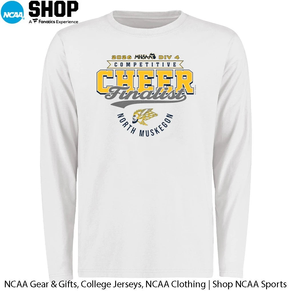 North Muskegon Norsemen 2026 MHSAA DIV 4 Competitive Cheer Finalist T-Shirt