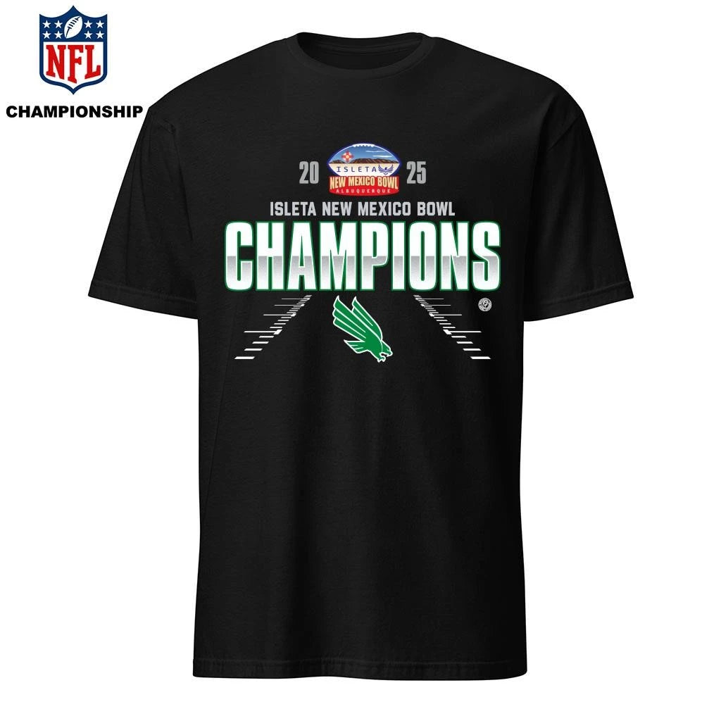 North Texas Mean Green 2025 Isleta New Mexico Bowl Champions Shirt