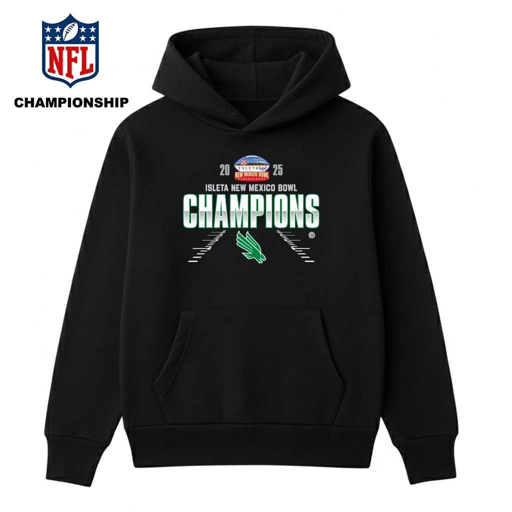North Texas Mean Green 2025 Isleta New Mexico Bowl Champions Shirt
