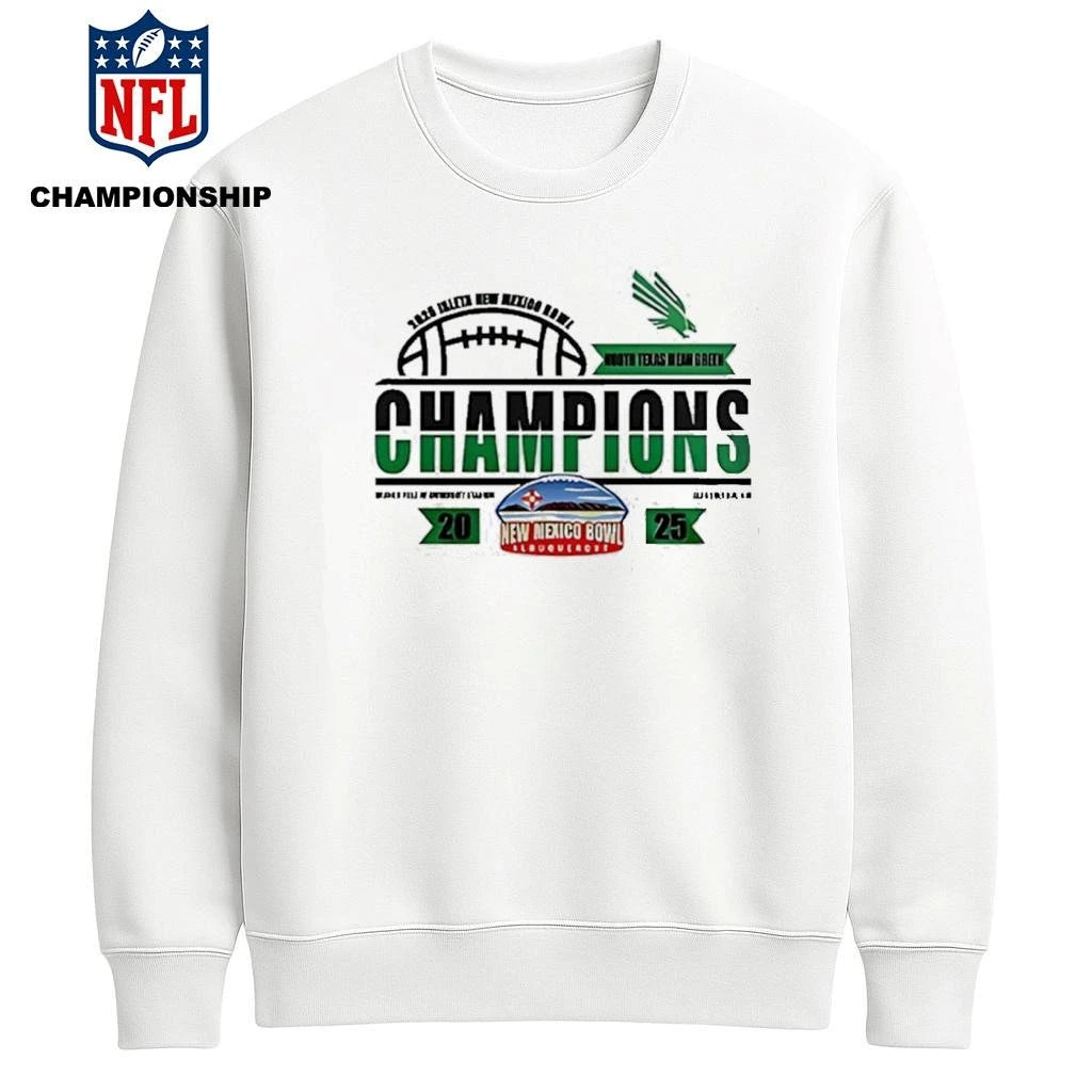 North Texas Mean Green Football Won Isleta New Mexico Bowl Champions 2025 Shirt