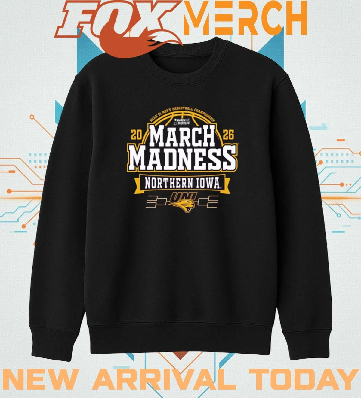 Northern Iowa Panthers 2026 Men’s Basketball March Madness Bound t-shirt