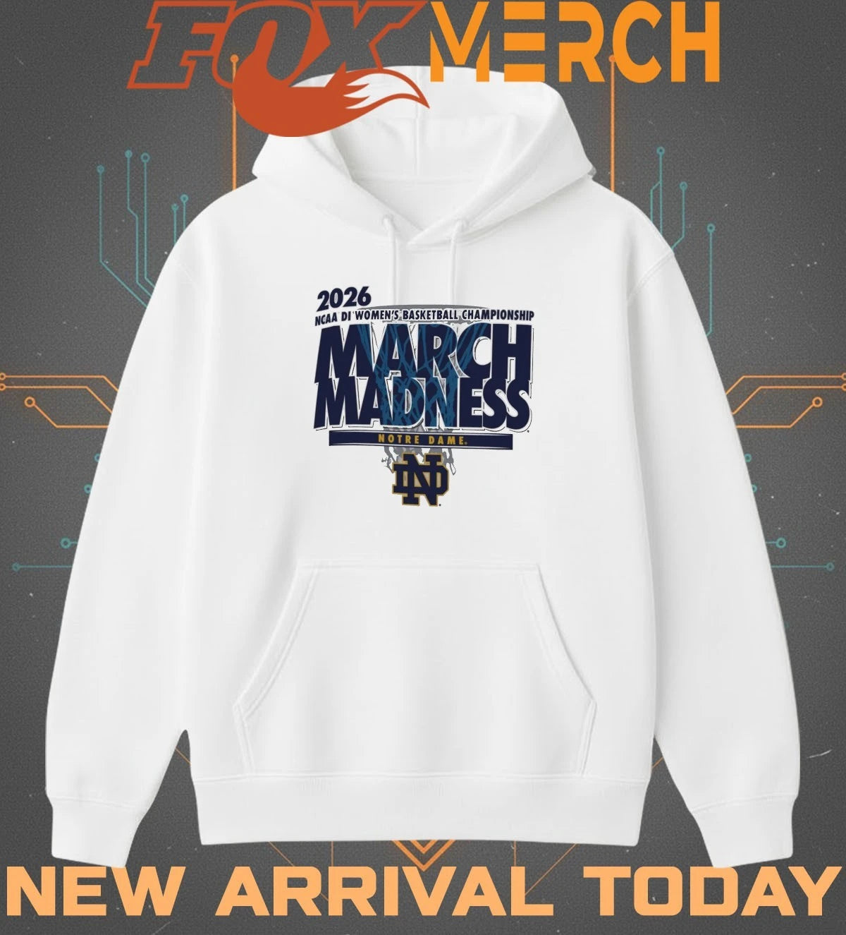 Notre Dame Fighting Irish 2026 NCAA DI Women’s Basketball Championship March Madness shirt