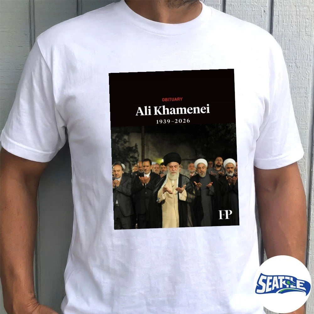 Obituary Ali Khamenei Rest in Peace 1939 – 2026 Poster shirt