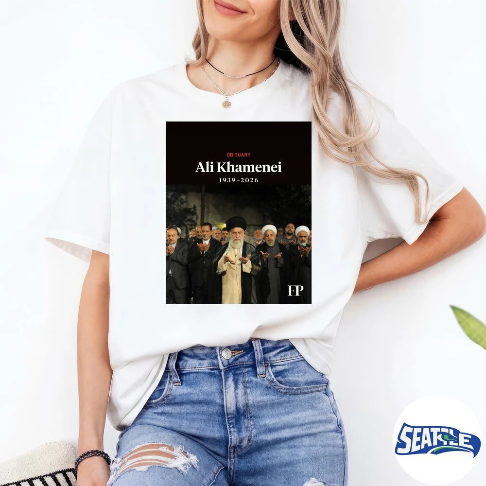 Obituary Ali Khamenei Rest in Peace 1939 – 2026 Poster shirt
