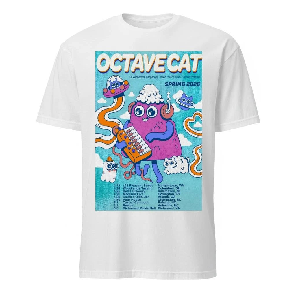 Octave Cat Tour 2026 Spring Poster Shirt