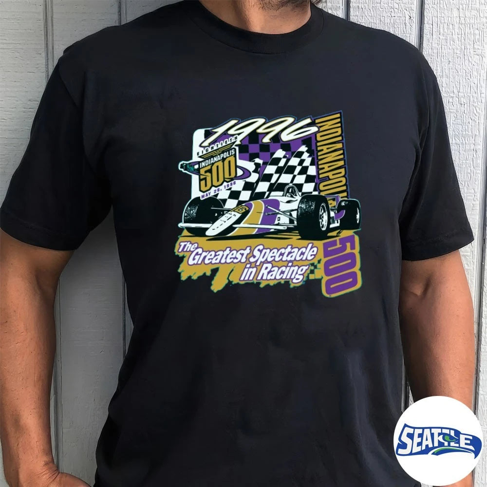 Official 1996 May 26 Indy 500 The Greatest Spectacle In Racing t-shirt