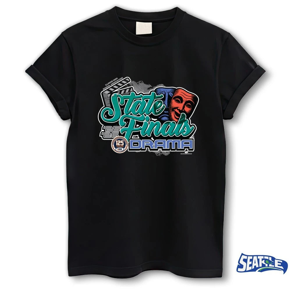 Official 2025-26 A1 IHSA Drama State Finals Logo t-shirt