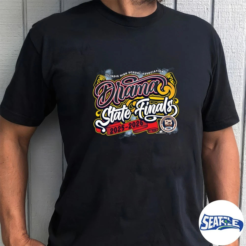 Official 2025-26 A2 Illinois High School Association Drama State Finals t-shirt