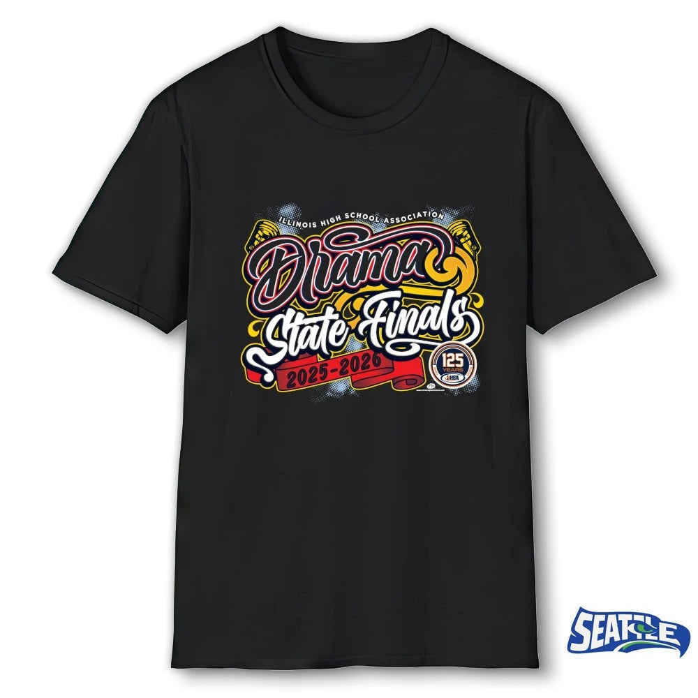 Official 2025-26 A2 Illinois High School Association Drama State Finals t-shirt