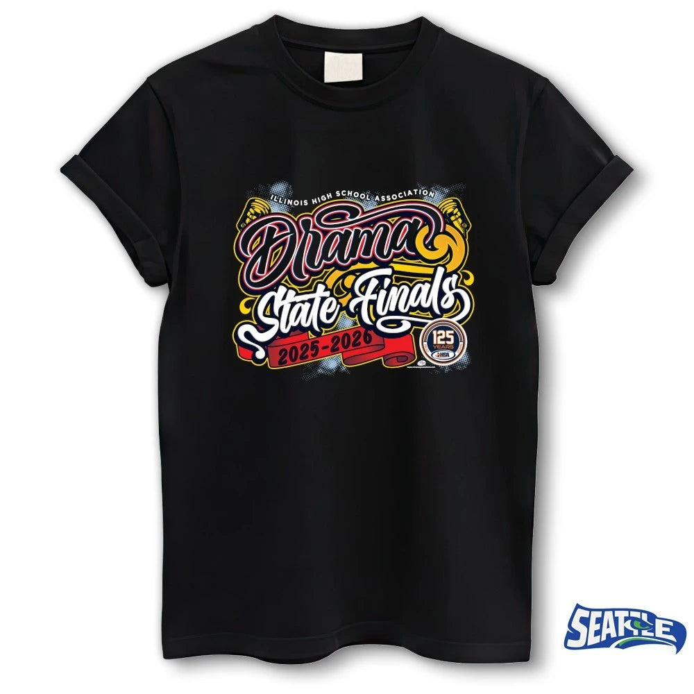 Official 2025-26 A2 Illinois High School Association Drama State Finals t-shirt