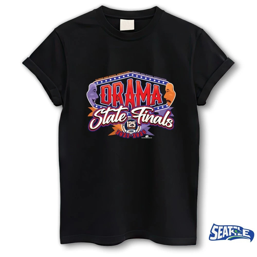 Official 2025-26 A3 Illinois High School Association IHSA Drama State Finals t-shirt