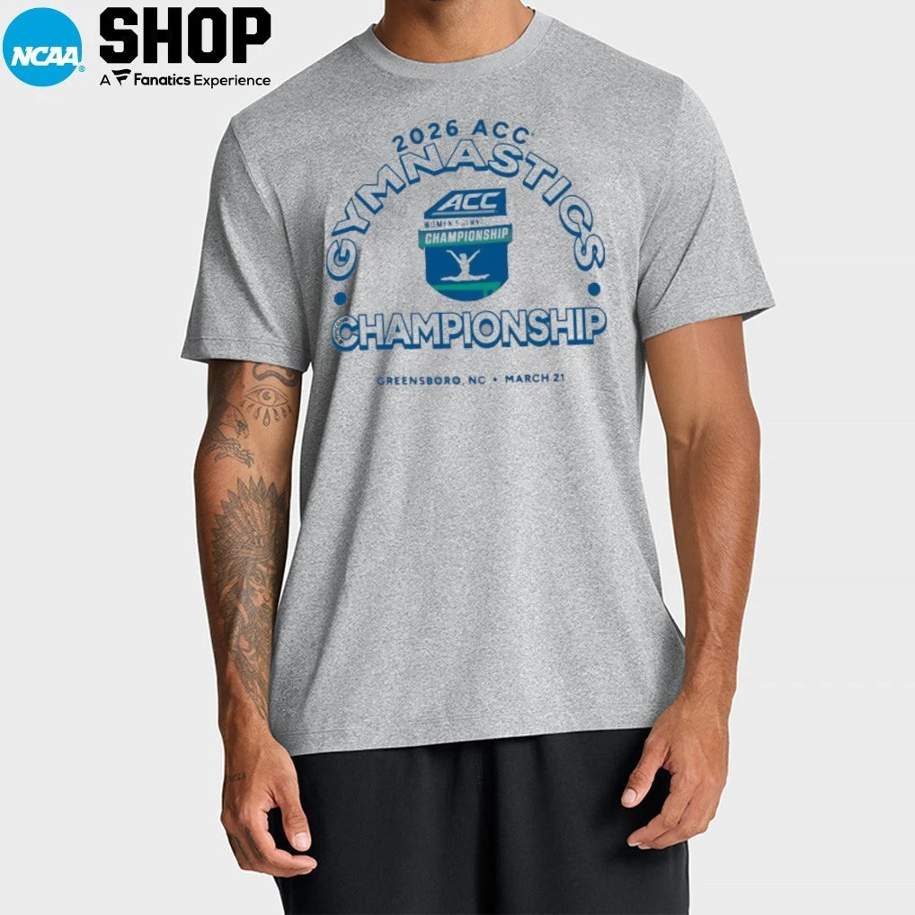 Official 2026 Acc Gymnastics Champions Greensboro Nc March 21 T-Shirt