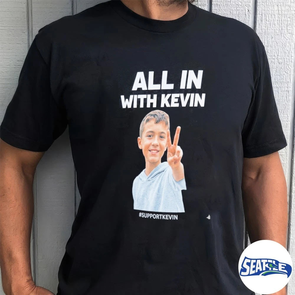 Official 2026 All In With Kevin Support Kevin t-shirt