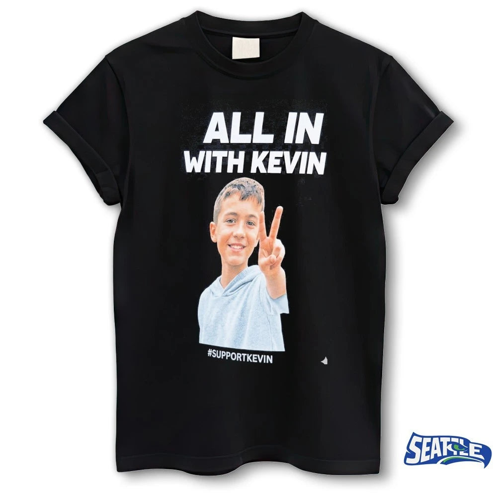 Official 2026 All In With Kevin Support Kevin t-shirt