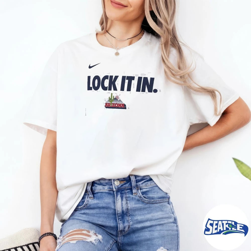 Official 2026 Arizona Wildcats Lock It In Bench t-shirt