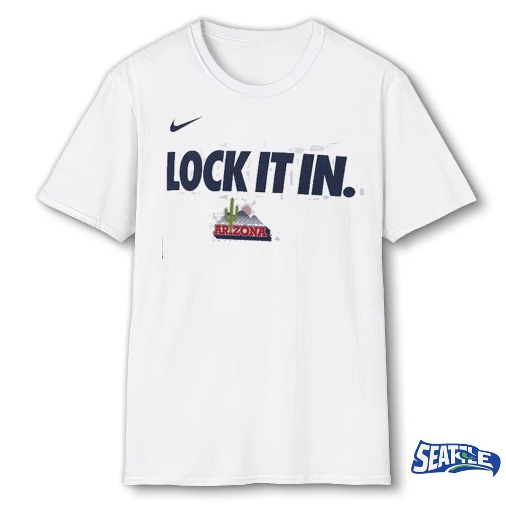 Official 2026 Arizona Wildcats Lock It In Bench t-shirt