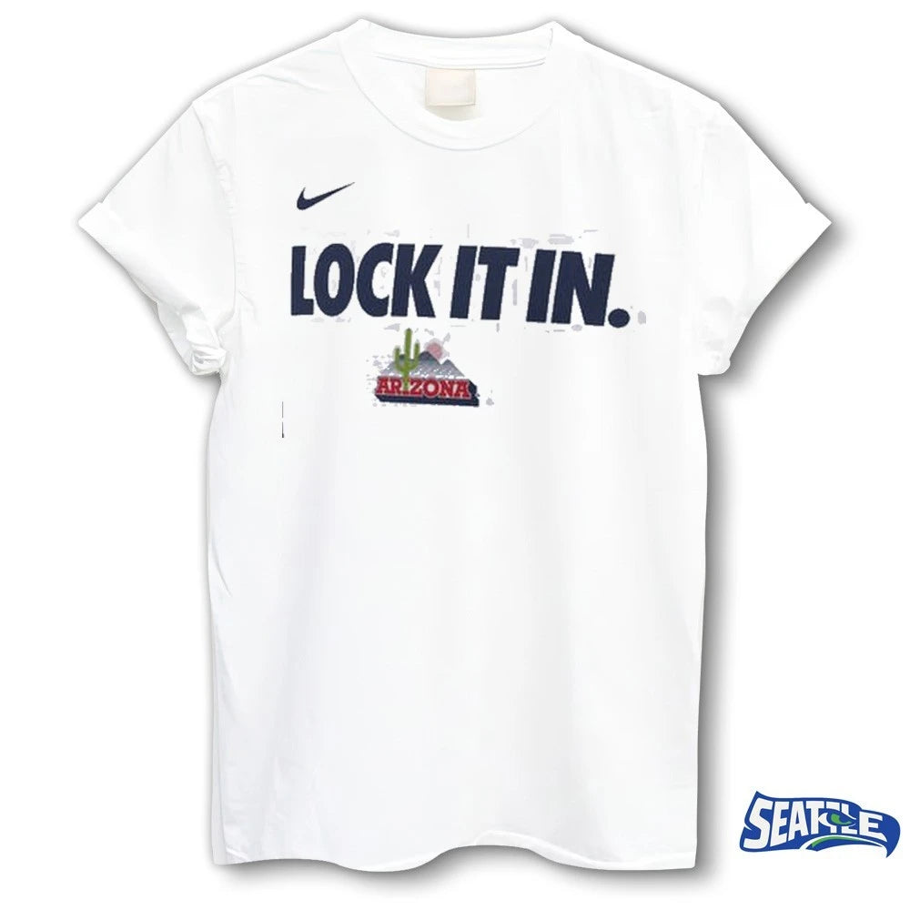 Official 2026 Arizona Wildcats Lock It In Bench t-shirt