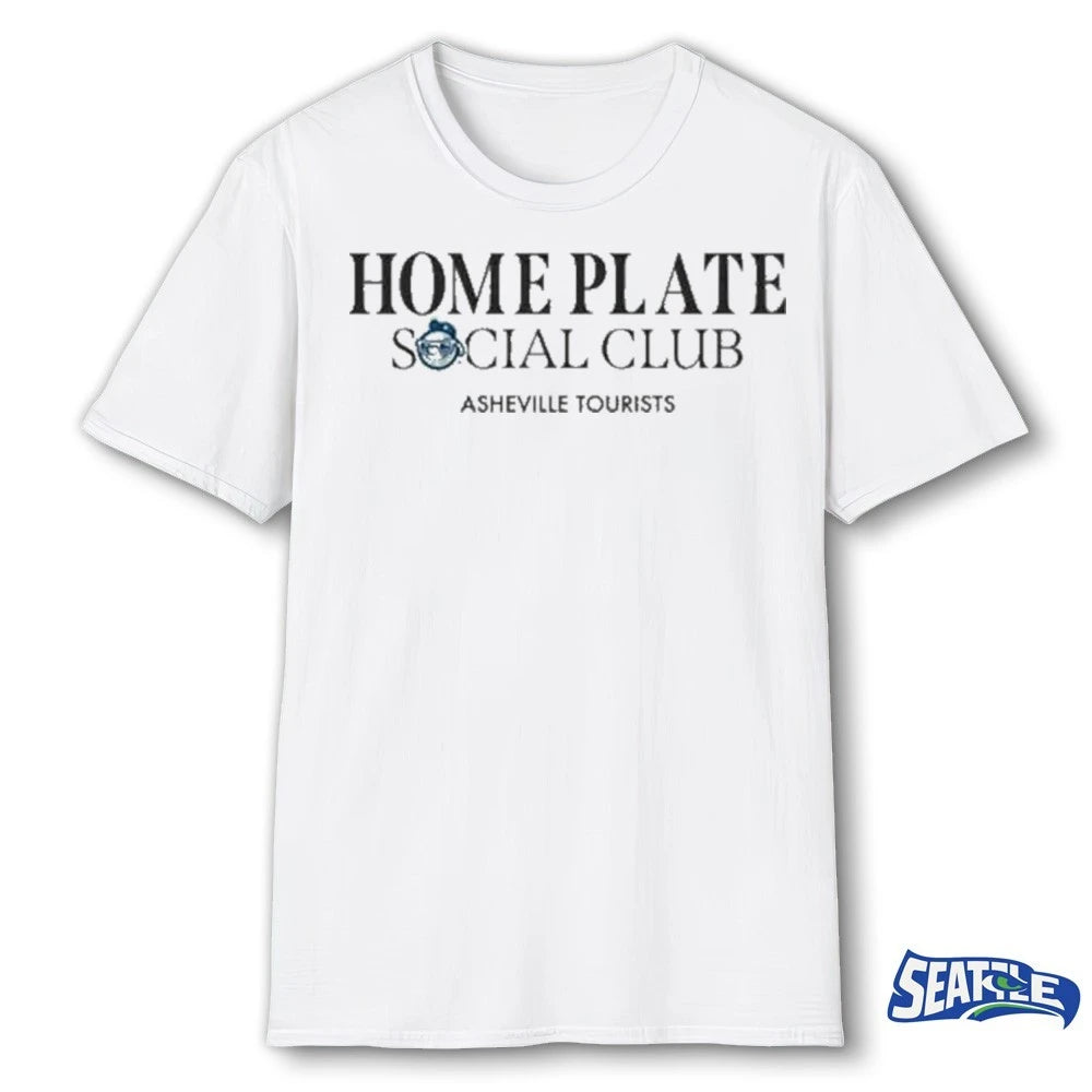 Official 2026 Asheville Tourists Home Plate Social Club Giveaway t-shirt