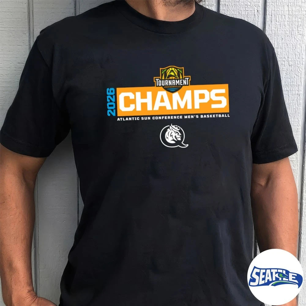 Official 2026 Atlantic Sun Conference Men’s Championship Champs Tournament Jacksonville t-shirt