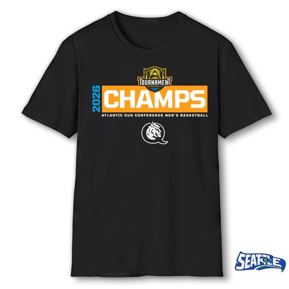 Official 2026 Atlantic Sun Conference Men’s Championship Champs Tournament Jacksonville t-shirt