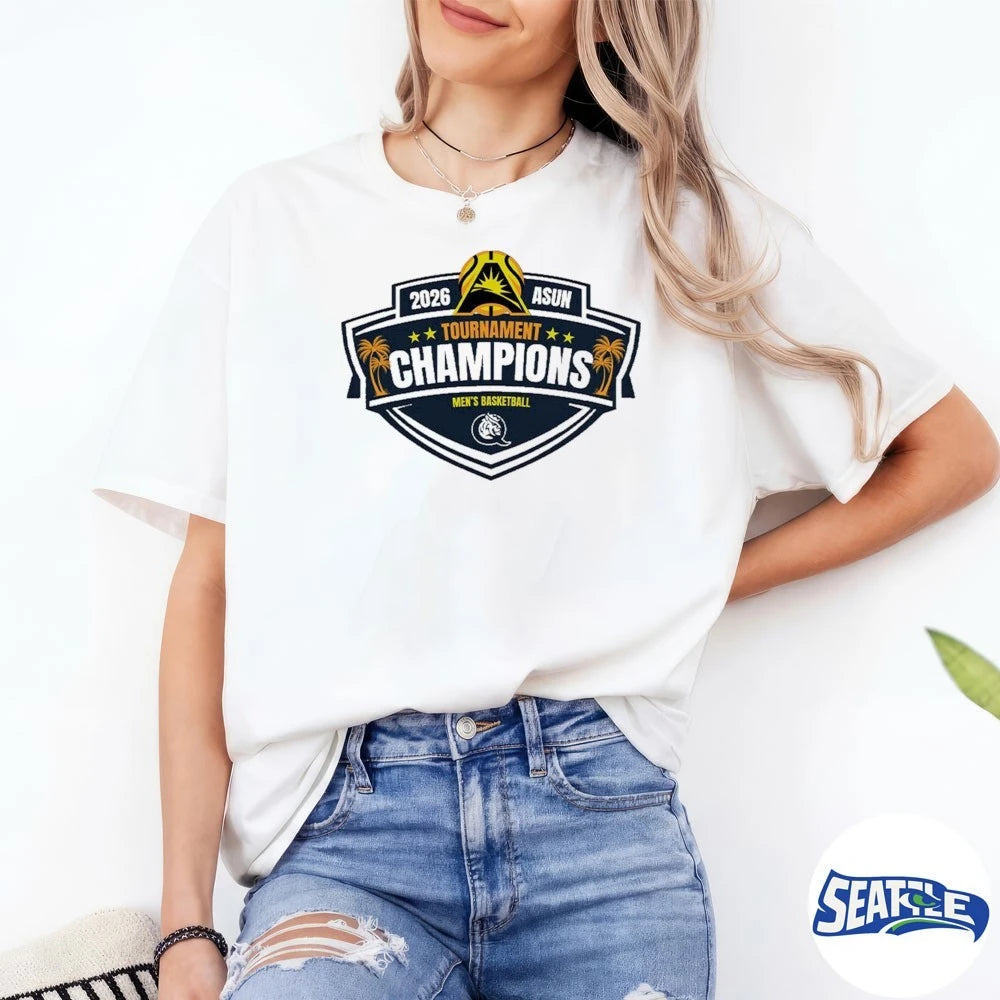 Official 2026 Atlantic Sun Conference Tournament Champions Men’s Basketball t-shirt