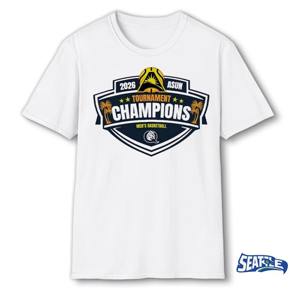 Official 2026 Atlantic Sun Conference Tournament Champions Men’s Basketball t-shirt