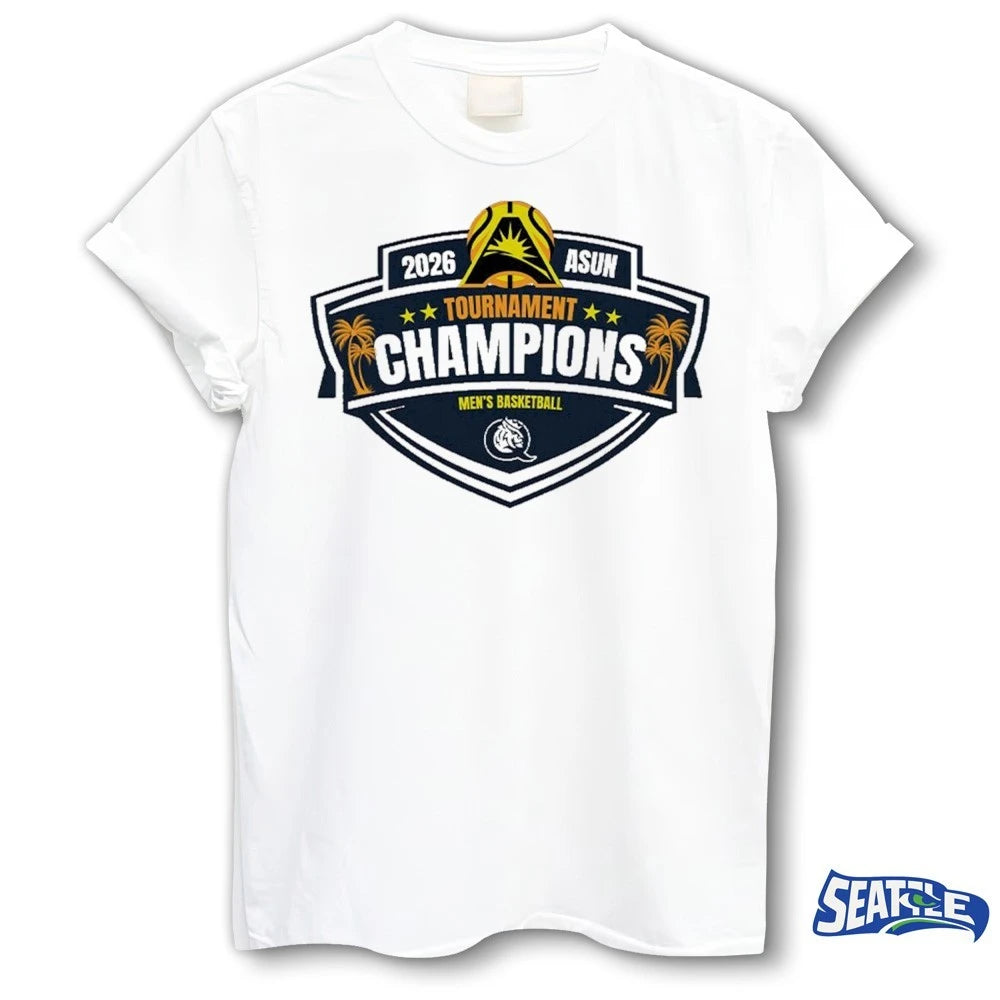 Official 2026 Atlantic Sun Conference Tournament Champions Men’s Basketball t-shirt