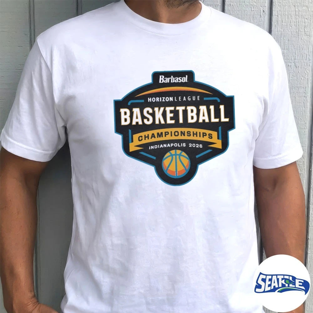 Official 2026 Barbasol Horizon League Basketball Championships Tournament Indianapolis t-shirt