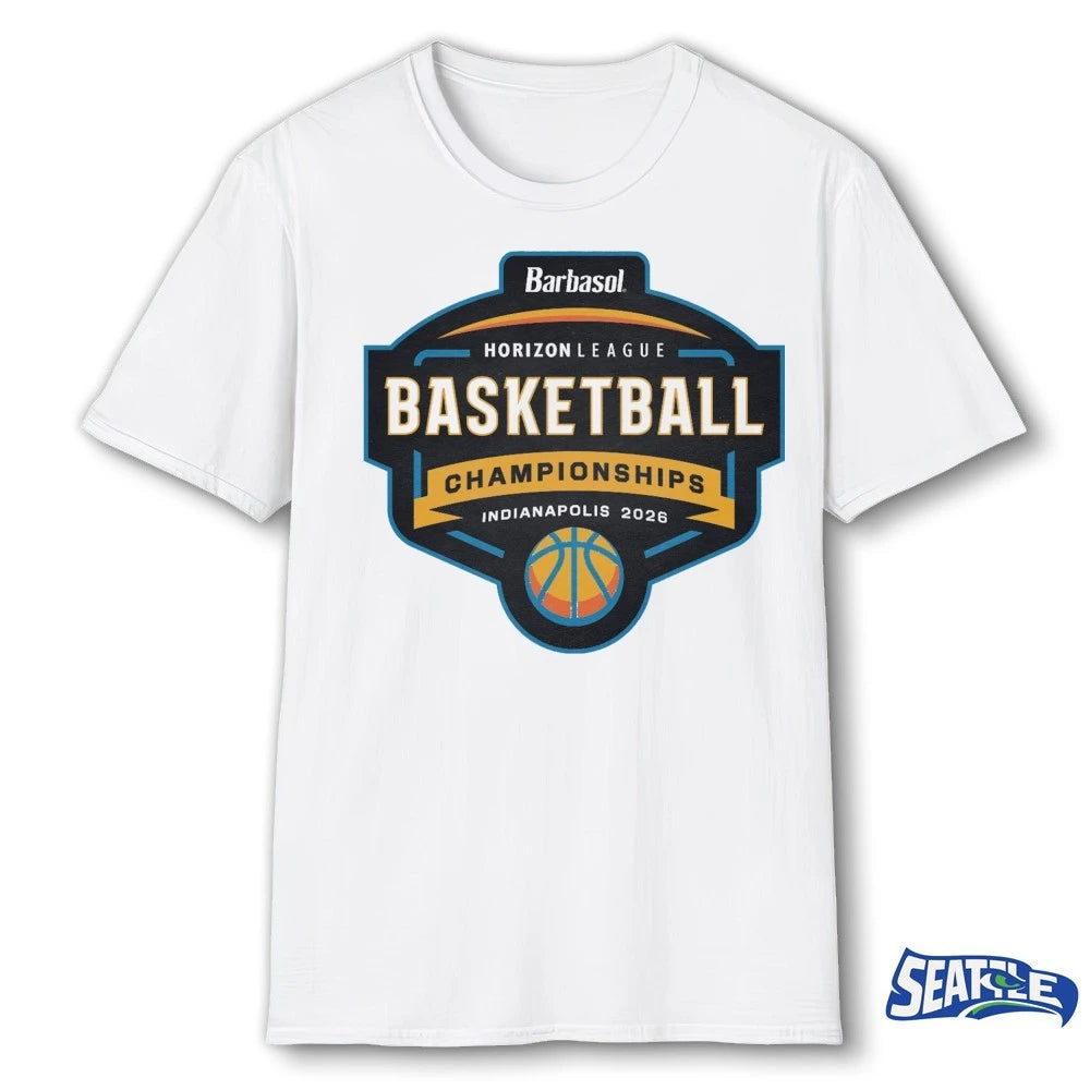 Official 2026 Barbasol Horizon League Basketball Championships Tournament Indianapolis t-shirt