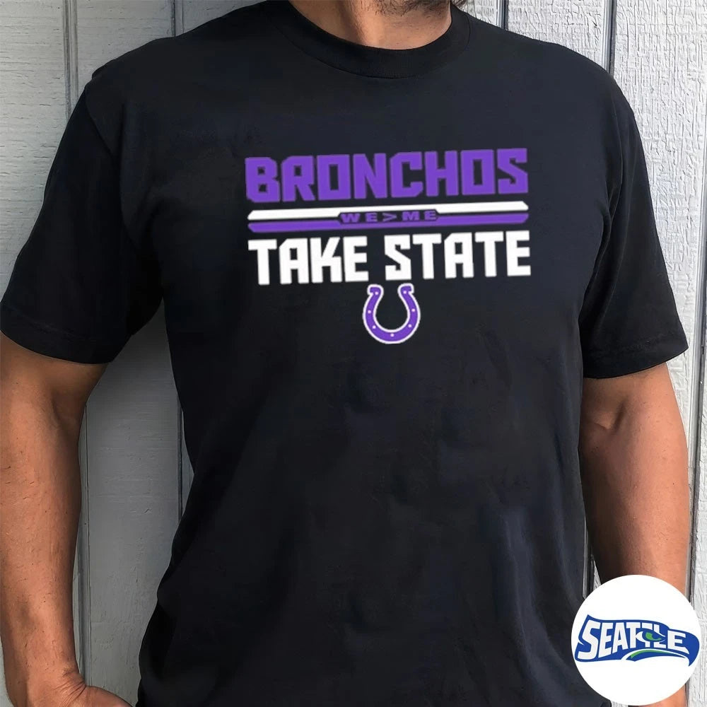 Official 2026 Bethany Bronchos Athletics We Me Take State t-shirt